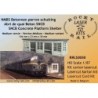 Medium size SNCB concrete railway platform shelter
