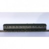 SNCF UIC B10 passenger car green/concrete color Era IV