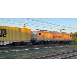 Electric locomotive TRAXX BR 186 Medway DC analogique - Piko