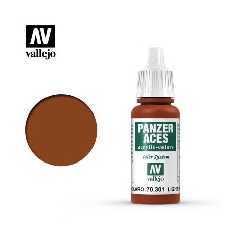 VAL70301 Vallejo lichte roest kleur 17ml