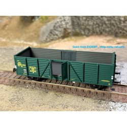 EX20307 SNCB open freight car  type “Villach”,  green - era 3