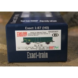 EX20307 SNCB open freight car  type “Villach”,  green - era 3