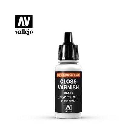 VAL70510 Vallejo Gloss varnish   17ml