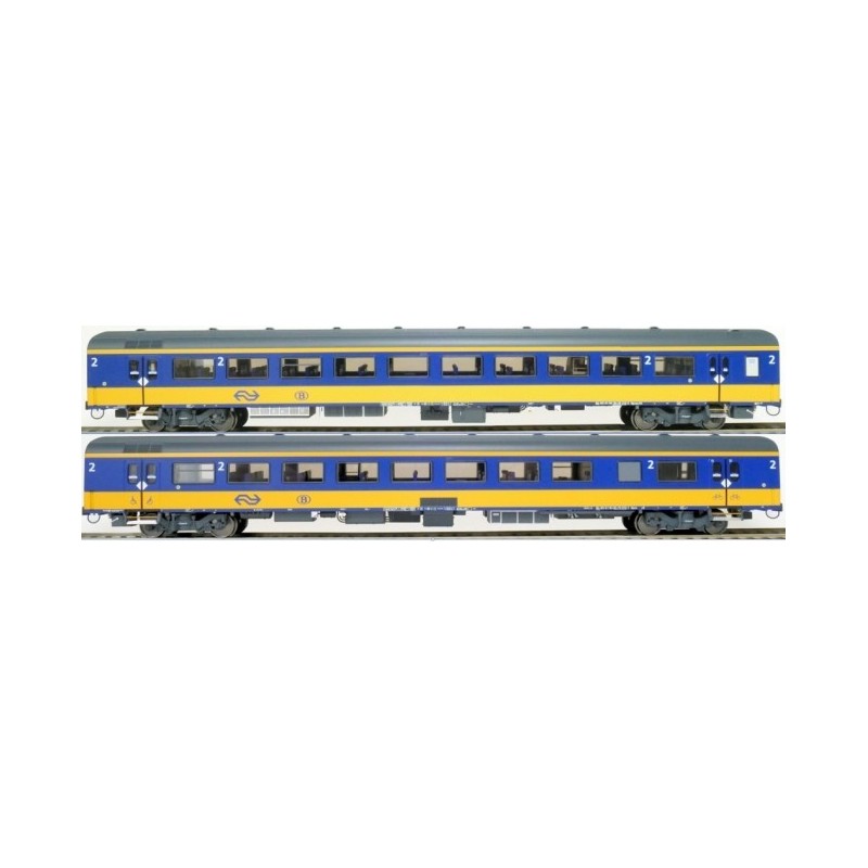 Exact train EX11021 -  Set 2 cars NS ICRm Benelux, era  VI