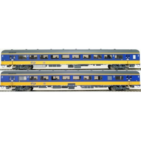 Exact train EX11021 -  Set 2 cars NS ICRm Benelux, era  VI