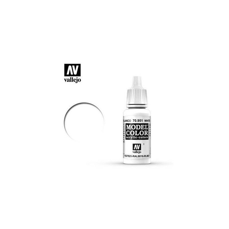 VAL70951 Vallejo White   17ml