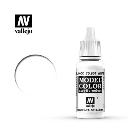 VAL70951 Vallejo White   17ml