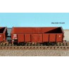 EX23981A+B  Set met 2 open goederenwagens NMBS UIC II 2289035 EUROP en B 2289007 EUROP – bruin periode III