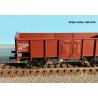 EX23981A+B  Set met 2 open goederenwagens NMBS UIC II 2289035 EUROP en B 2289007 EUROP – bruin periode III