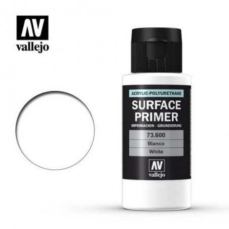 VAL73600 Vallejo White Surface Primer 60 ml