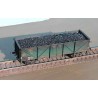 EX20358K SNCB open freight car  type “Klagenfurt”,  green - era 3 with real coal load