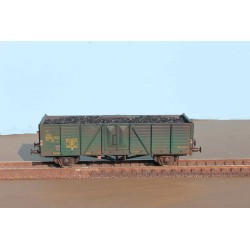 EX20307K SNCB open freight car  type “Villach”,  green - era 3 with real coal load
