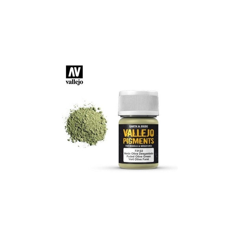 VAL73122 Vallejo Pigment faded olive green 35ml