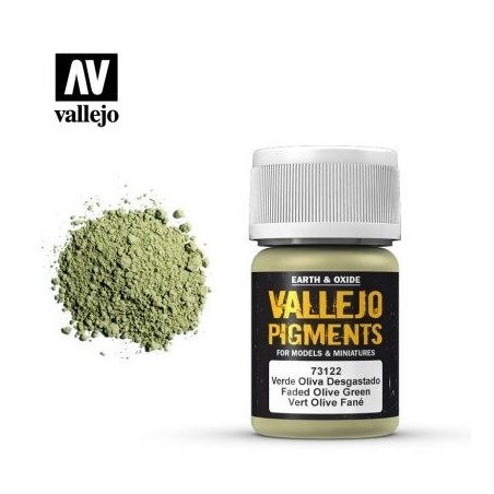 VAL73122 Vallejo Pigment faded olive green 35ml